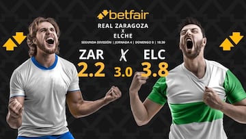 Real Zaragoza vs. Elche CF: horario, dónde ver, pronósticos y clasificación