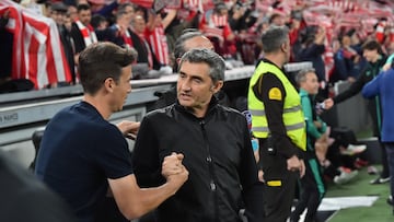 13/04/25 PARTIDO PRIMERA DIVISION
ATHLETIC BILBAO - RAYO VALLECANO
SALUDO IÑIGO PEREZ ERNESTO VALVERDE