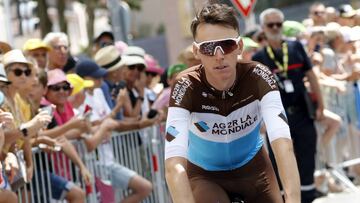 Romain Bardet, durante el último Tour.