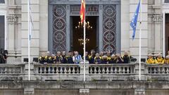 Deportivo de La Coruña. celebración Ayuntamiento Maria Pita