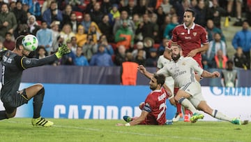 Carvajal decidió así la Supercopa 2016 ante el Sevilla.