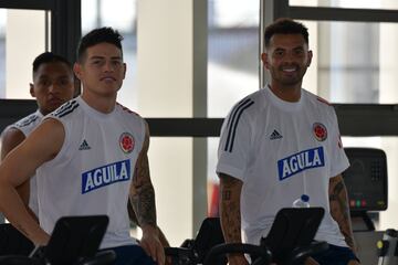 Primer entrenamiento de la Selección Colombia pensando en el partido ante Uruguay