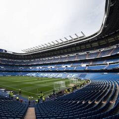 El Madrid cede el Bernabéu para almacenar material sanitario