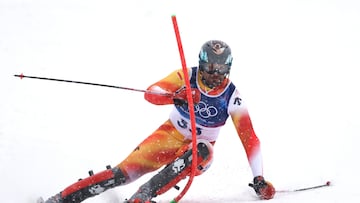 El español Joaquim Salarich Baucells en esquí alpino de los Juegos Olímpicos de Invierno.