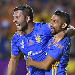 Se cumplen 5 años del debut de Gignac y Aquino con Tigres