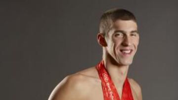 Phelps, con los ocho oros de Pekín.
