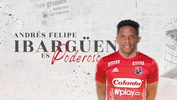 Andrés Ibargüen, nuevo jugador del Medellín.