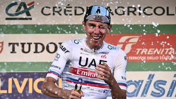 Pogacar: “Sufrí calambres, pensé que se acababa...”