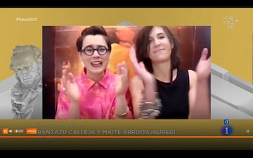 Mejor música original. Aránzazu Calleja y Maite Orroitajáuregui por 'Akelarre'.