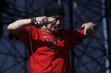 La histórica camiseta chilena que usó Mike Patton en el Knotfest