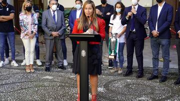 Patricia Rodr&iacute;guez en un acto.