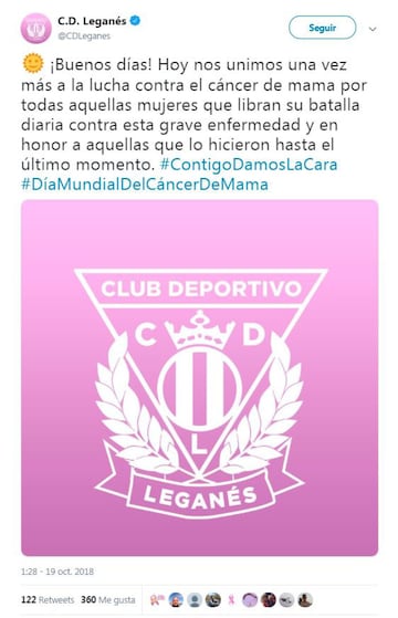 El mundo del deporte, unido en el #DíaContraelCáncerdeMama