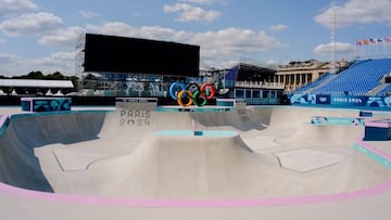 Skate Park, Concorde, París 2024 Juegos Olímpicos