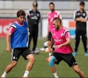 Benzema entrena con el grupo y apunta al Valencia