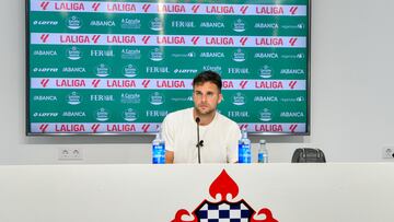 Álvaro Giménez, jugador del Racing de Ferrol.