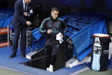 Lucas Vázquez was unused against Leganés, and is in contention to replace Dani Carvajal at right-back on Tuesday.