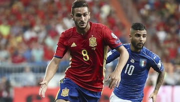 Koke se salió por el centro