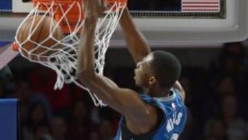 Andrew Wiggins, durante un partido esta temporada.