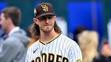 SEATTLE, WASHINGTON - JULY 10: Josh Hader #71 of the San Diego Padres looks on during Gatorade All-Star Workout Day at T-Mobile Park on July 10, 2023 in Seattle, Washington.   Alika Jenner/Getty Images/AFP (Photo by Alika Jenner / GETTY IMAGES NORTH AMERICA / Getty Images via AFP)