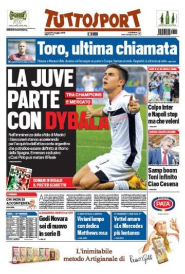 Portadas de la prensa deportiva