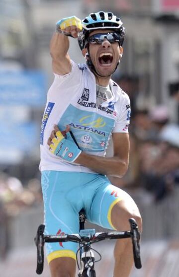 Fabio Aru, el vencedor de la etapa.