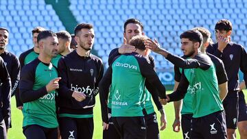 Entrenamiento del Córdoba.