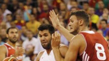 Felipe Reyes en el España-Turquía.