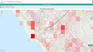 Una app que te dice que zonas de tu ciudad debes evitar