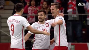 Así juega Polonia: lo mejor de su clasificación para el Mundial