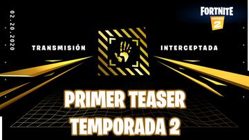 Fortnite: primer teaser de la Temporada 2