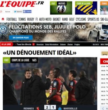 Portadas de la prensa extranjera