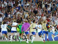 England won a second consecutive European Championship thanks to a penalty shootout victory over Spain in Basel, Switzerland.