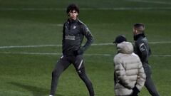 El Atlético de Madrid entrena con la mente puesta en el derbi contra el Real Madrid