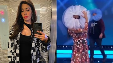 Pilar Rubio conquista en 'El Hormiguero' con un vestido de transparencias