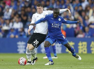 Kanté played a key role in Leicester City's Premier League title win last season.