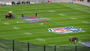 Este es el estado de la cancha para el Super Bowl LVIII entre Chiefs y 49ers