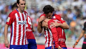 Griezmann no celebró su último gol a la Real Sociedad.