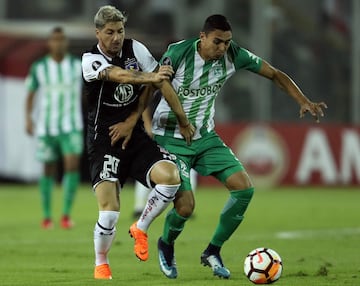 Un gol de Vladimir Hernández dio el triunfo a Atlético Nacional ante Colo Colo en el debut en la Copa Libertadores 2018. Delfín, el próximo rival del verde.