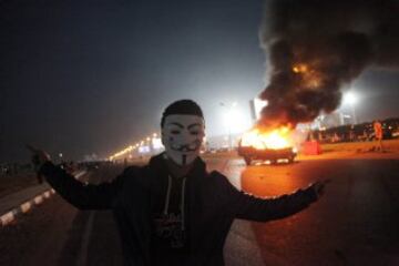 Graves incidentes en El Cairo entre la pol¨ªcia y ultras antes del partido Zamalek-ENPPI. Hay, al menos, 14 personas fallecidas.