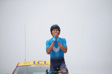 Con este triunfo el corredor del Movistar Team subió al quinto puesto de la clasificación general y está a 3'30" del líder Geraint Thomas.