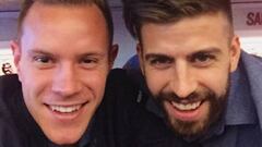 Ter Stegen recuerda con Piqué el 'momento Neymar': "Se renueva"