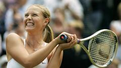 La tenista rusa consiguió su primer Grand Slam el 3 de julio de 2004 tras ganar en la final a la tenista estadounidense Serena Williams por 6-1 y 6-4. 