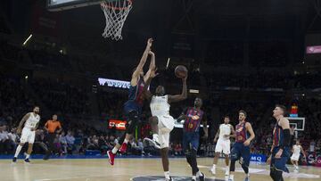 Usman Garuba, durante el partido