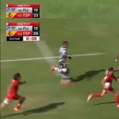 España hace historia al ganar a Fiyi... pero es eliminada