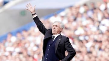 Ancelotti, entrenador del Real Madrid.