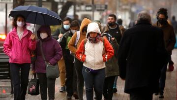 Pronóstico del tiempo: qué día llueve esta semana en Santiago y en qué comunas