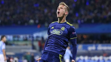 ZAGREB, CROATIA - DECEMBER 11: Dani Olmo of Dinamo Zagreb