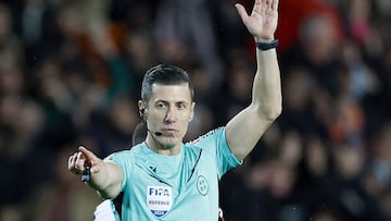 Soto Grado, árbitro del derbi de este sábado en el Bernabéu.