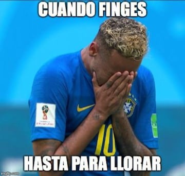 Los mejores memes sobre los clavados de Neymar