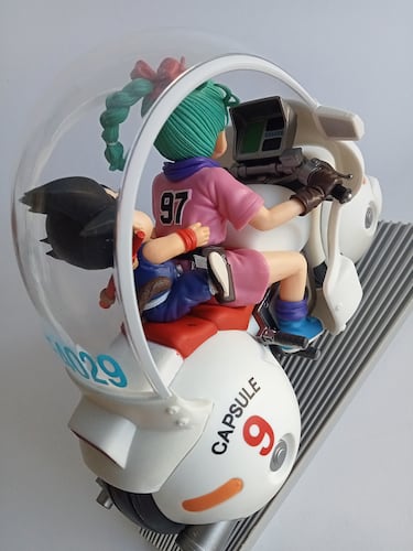 Goku y Bulma de 'Dragon Ball' en moto por Banpresto